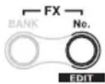 TASCAM CD-GT1MKII - Storing your own effect settings in a bank slot - 2