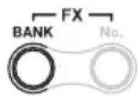 TASCAM CD-GT1MKII - Storing your own effect settings in a bank slot - 1
