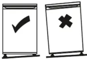 Two labeled diagrams showing check and cross symbols, likely indicating approval or rejection status.
