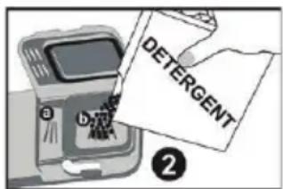 ECG EDF 6023 WA++ - Filling the detergent dispenser - 2