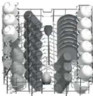 ECG EDF 6023 WA++ - Filling the bottom basket - 1