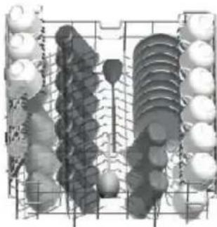 ECG EDF 6023 WA++ - Užlenkiami indų laikikliai - 1