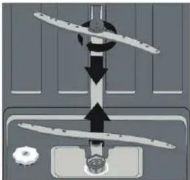ECG EDF 6023 WA++ - Cleaning the spray arms - 1