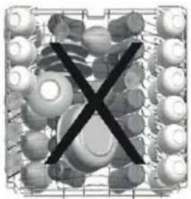 ECG EDF 6023 WA++ - Neatbilstoša trauku izkārtojuma piemēri - 1