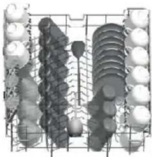 ECG EDF 6023 WA++ - Ülemise korvi täitmine - 1
