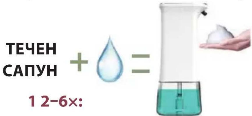 ТЕЧЕН САПУН + ⬆ = 12-6x: