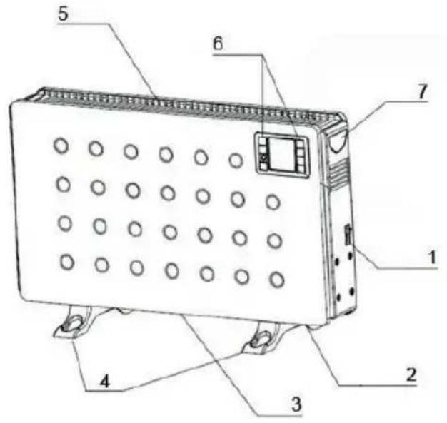 ECG TK 2080 DR - DESCRIPTION / BESCHREIBUNG / POPIS / KIRJELDUS / OPIS / APRAKSTS / APRAŠYMAS / A KÉSZÜLÉK RÉSZEI - 1