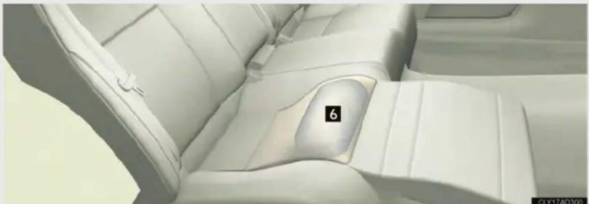 LEXUS LS 600h L (2011) - Détérioration et usure des ceintures de sécurité - 1