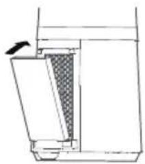 MIDEA AMS150-PB - Cambio del filtro - 1