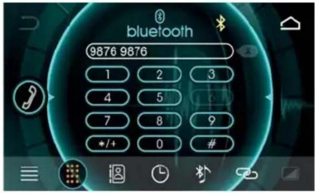 bluetooth 9876 9876 1 2 3 4 5 7 8 9 */+ 0 # #