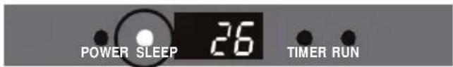 POWER SLEEP 26 TIMER RUN