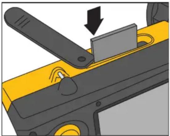 FLUKE FlexCam Ti45 - Inserting and Removing Memory Card - 1