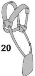 STIHL FS 70 R - Approved Combinations of Cutting Attachment, Deflector, Handle and Harness - 21