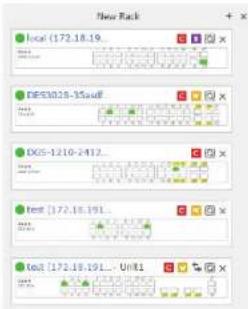 New Rack local (172.18.19... DE3026-35add DXS-1210-2412... test [172.18.191... test [172.18.191... - UUI]