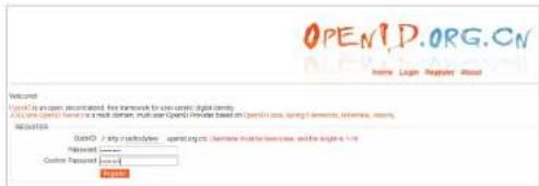 OPENID.ORG.CN Home Login Register About Welcome OpenID is open, presented, this framework to use basic digital community. Active OpenID has been a key domain, multiple OpenID Providers based on OpenID.org, spring 3 sessions, information, news. Member: OK: / Any website: openid.org.cn (Name: Inthe latest, with single link) Welcome: Cancel OK: Cancel
