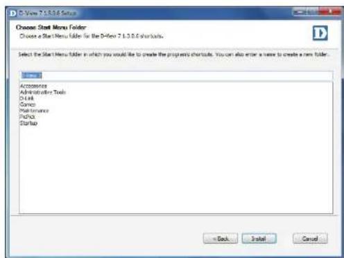 Choose Start Menu Folder Choose a Start Menu folder for the 9-Enter 7.1.3.0.6 shortcuts. Select the Start Menu folder in which you would like to create the program shortcuts. You can also enter a new to create a new folder. Accessories Administrative Tools Click Games Maintenance Pitch Startup < Back Install Cancel