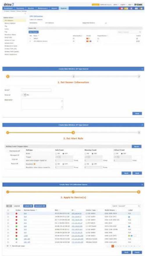 D-LINK DV-700 - Sensor Settings - 1