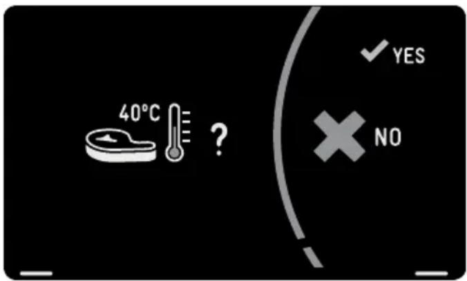 40°C ? YES NO