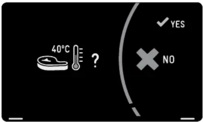 40°C ? YES NO