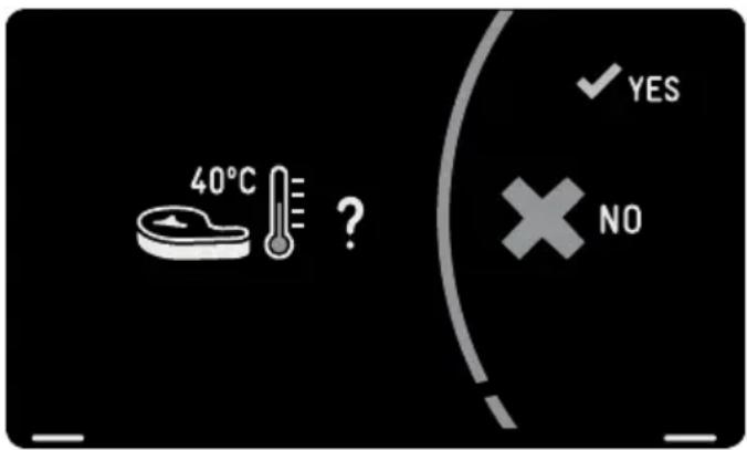 40°C ? ? ✓ YES × NO