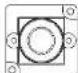 Watec WAT-910HX MBD - Mounting Holes - 1