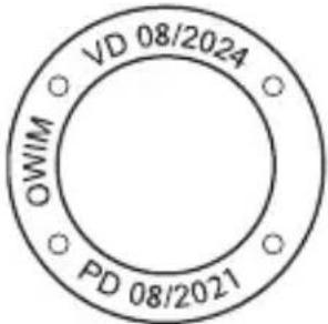 VD 08/2024 OWIM PD 08/2021