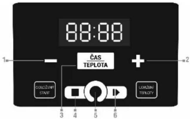 TESLA EliteCook K80 Deluxe - OVLÁDACÍ PANEL - 1