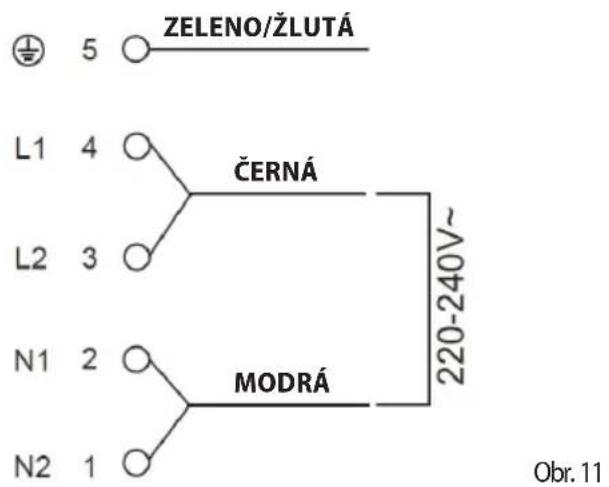 Concept IDV5260 - Zapojení svorkovnice spotřebiče - 1
