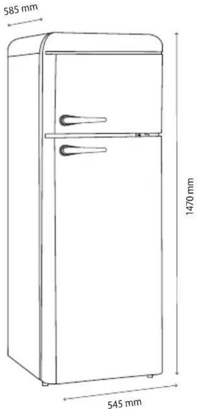 Concept LFTR4555BER - WYMIARY URZADZENIA - 1
