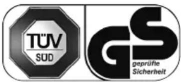 TÜV SUD GS geprüfte Sicherheit
