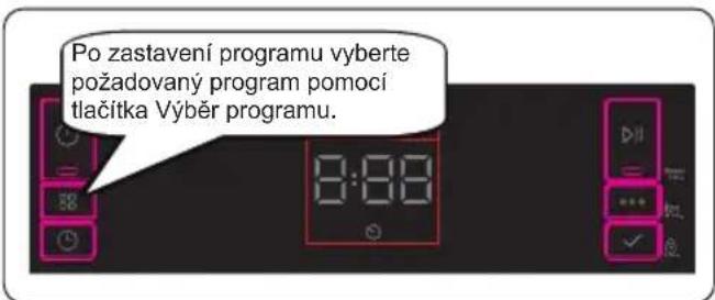Romo RVD6031W - Změna programu - 2