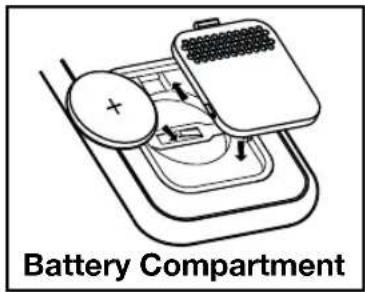 IHOME iP88 - Install/Replace the Remote Control Battery - 1