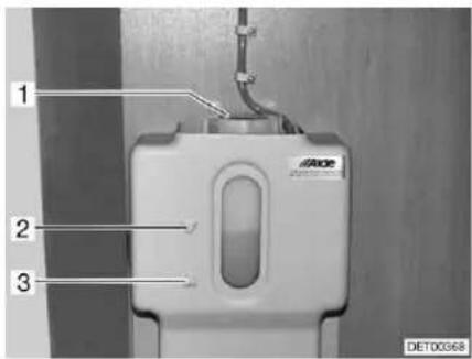 Bürstner Nexxo Van (2014) - Checking the fluid level - 1