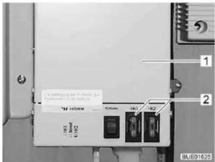 Bürstner Nexxo Van (2014) - Fuses for heater for waste water pipes - 1