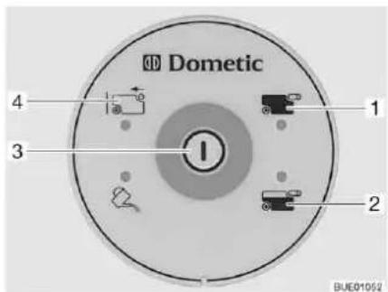 Bürstner Nexxo Van (2014) - Toilet (Dometic) - 2