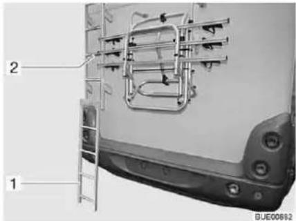 Bürstner Nexxo Van (2014) - Roof rail and ladder (partially special equipment) - 4