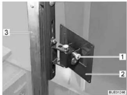 Bürstner Nexxo Van (2014) - Holder in the TV compartment - 2