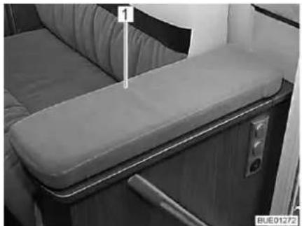 Bürstner Nexxo Van (2014) - Holder in the TV compartment - 1