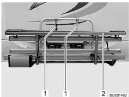 Bürstner Nexxo Van (2014) - Loading the bike rack with bicycles - 1