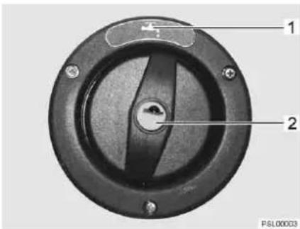 Bürstner Nexxo Van (2014) - Cap for the drinking water filler neck - 1