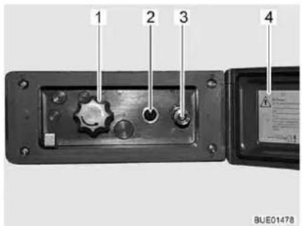 Bürstner Nexxo Van (2014) - Shower connection point for external shower (special equipment) - 3