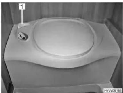 Bürstner Nexxo Van (2014) - Toilet with fixed seat - 1