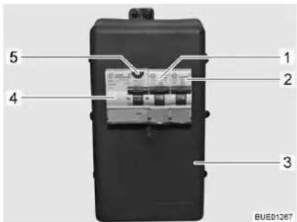 Bürstner Nexxo Van (2014) - Connecting 230 V power supply - 3