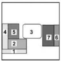 Bürstner Nexxo Van (2014) - L-shaped bench with divan (with bed widening) - 1