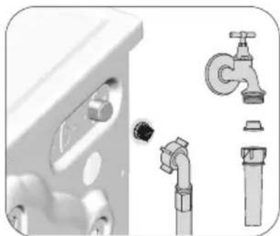 BEKO WRE7511XWW - Cleaning the water intake filters - 1