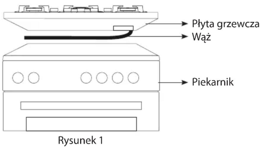 Płyta grzewcza Wąż Piekarnik Rysunek 1