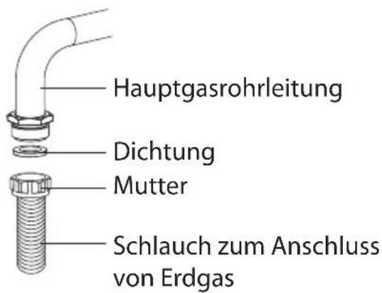 Guzzanti GZ 8209E - Gasanschluss und Sicherheit - 2