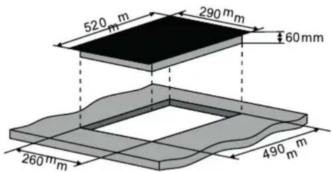 520 m 290 m 60 mm 260 mm 490 m