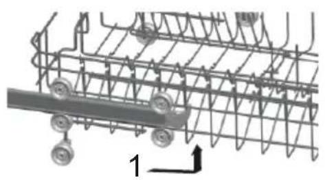 Guzzanti GZ 8702A - Nastavenie výšky horného koša - 1