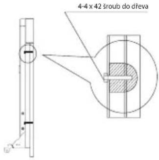 4-4 x 42 šroub do dřeva
